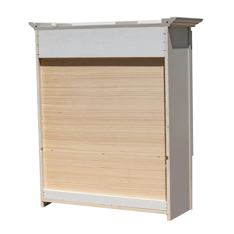Meuble haut de salle de bain gris à portes shaker