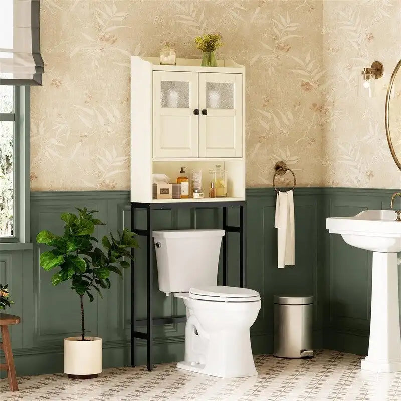Meuble de rangement WC - 7,87 P x 23,23 L x 67,32 H