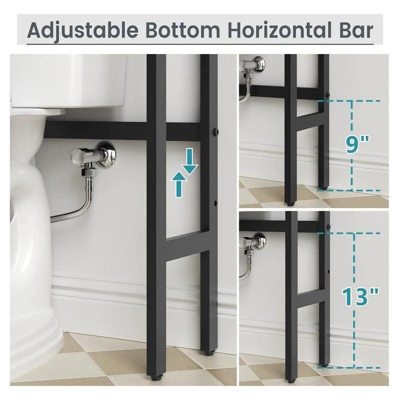 Meuble de rangement WC - 7,87 P x 23,23 L x 67,32 H