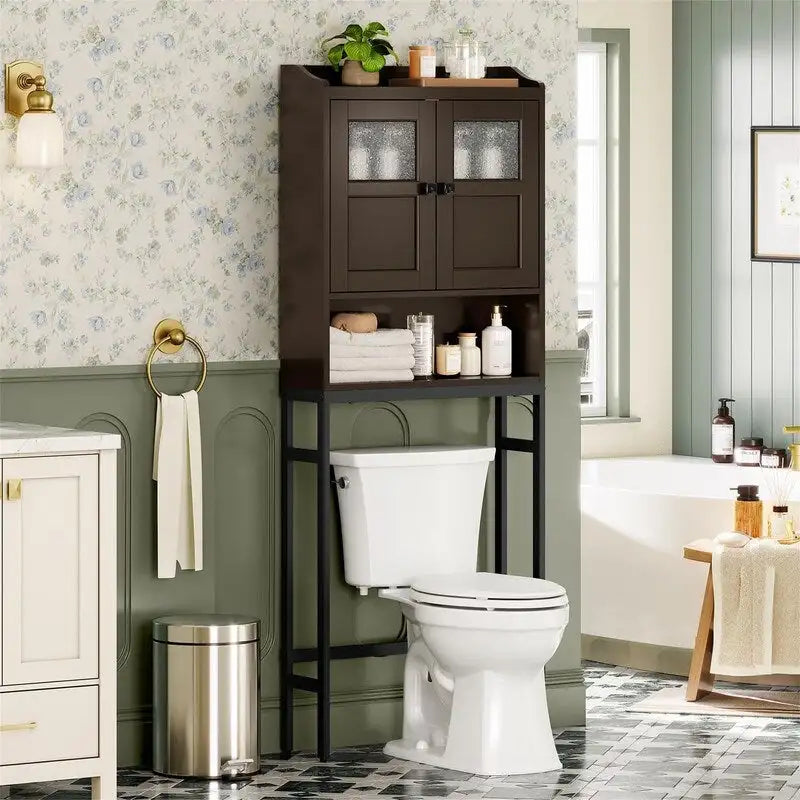 Meuble de rangement WC - 7,87 P x 23,23 L x 67,32 H