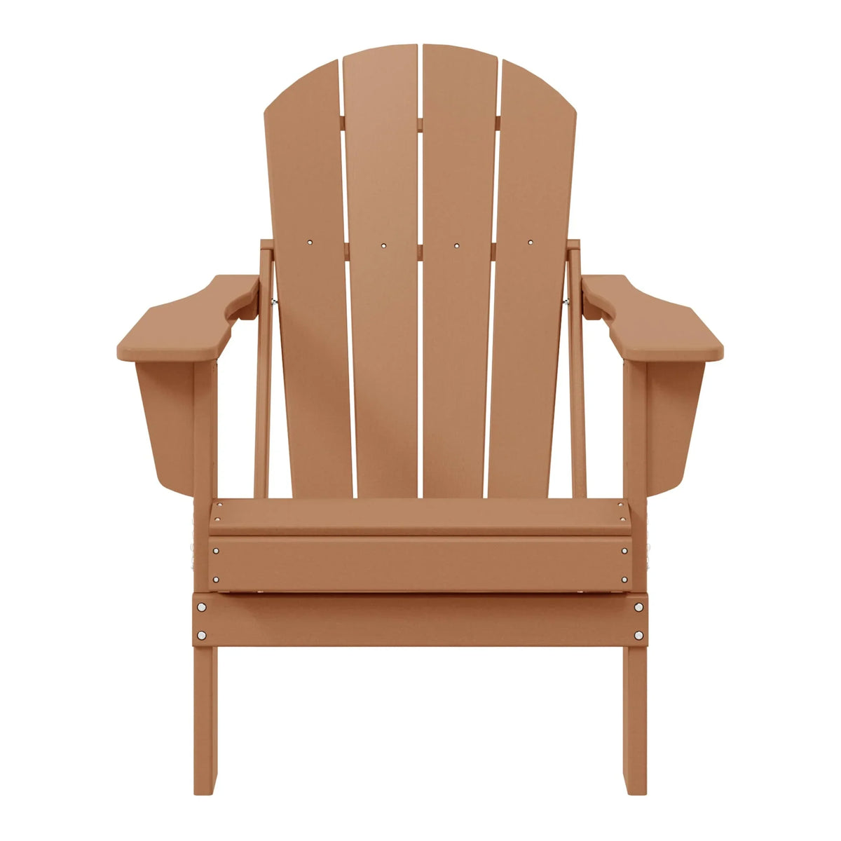 Polytrends Laguna Fade Resistant All Weather Outdoor Patio Folding Adirondack Chair