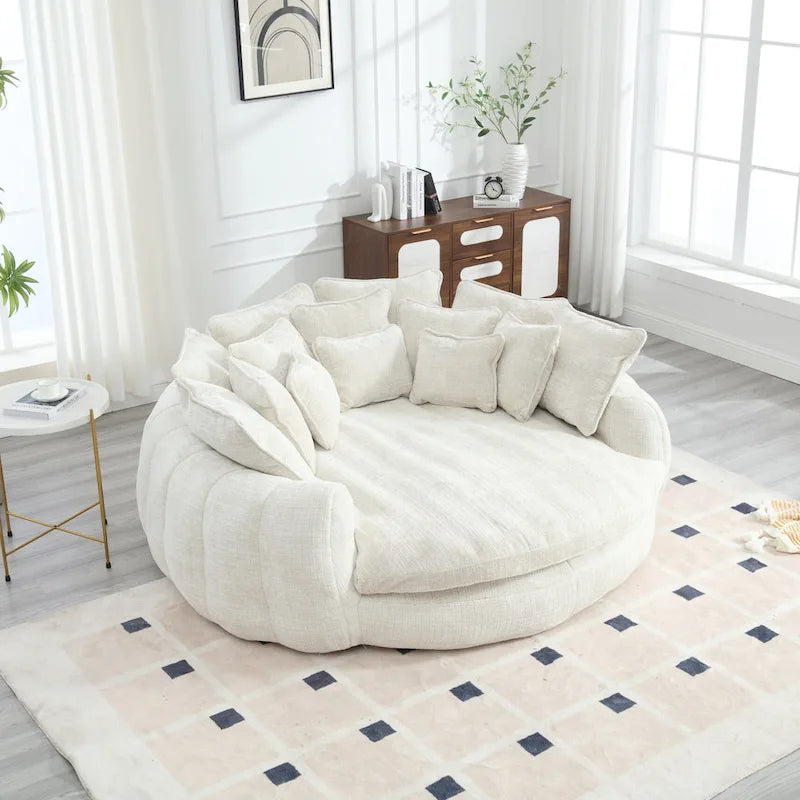 Comfortable Double Loaf Sofa Bed, Oversized Sofa Bed with Armrests