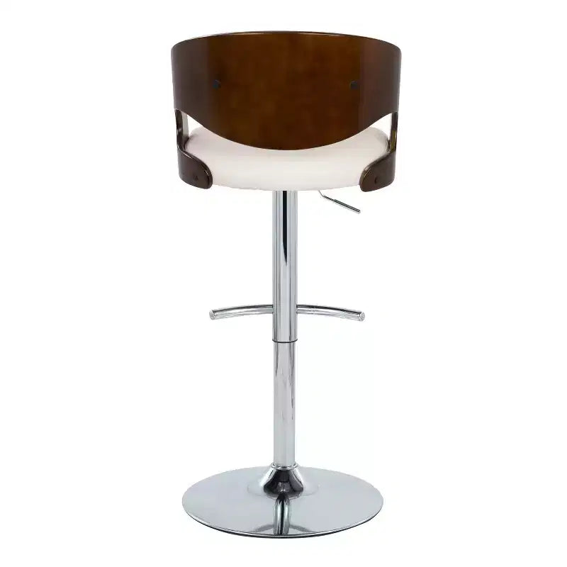 Lot de 2 tabourets de bar réglables pivotants Pino, style Mid-Century Modern - Lumisource