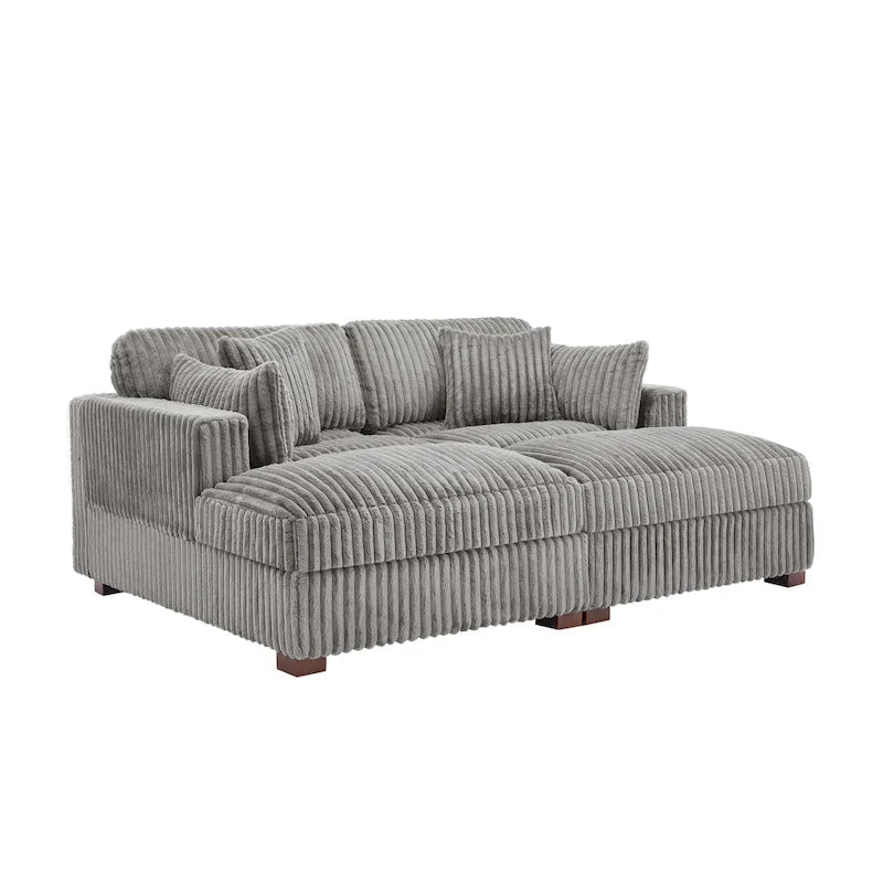 Canapé modulaire en tissu pour salon et chambre à coucher