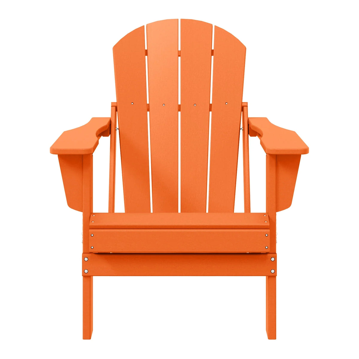 Polytrends Laguna Fade Resistant All Weather Outdoor Patio Folding Adirondack Chair