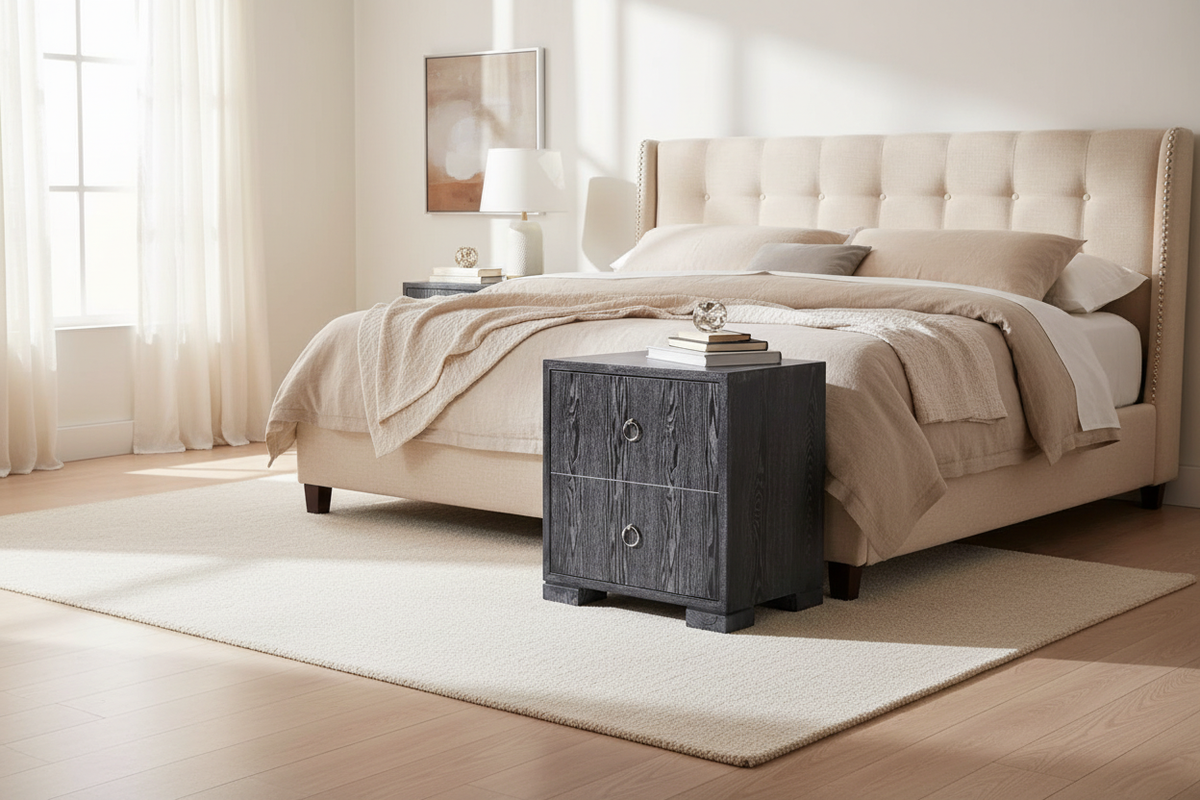 Dark Cerused Nightstand Hero Banner
