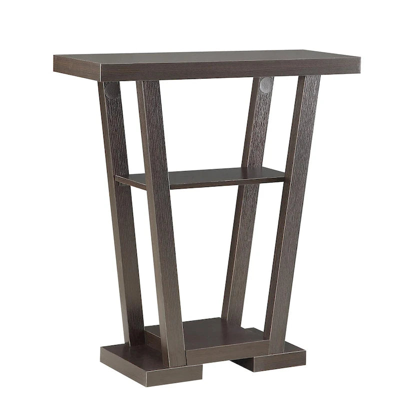 Table console Newport V avec étagères de Convenience Concepts