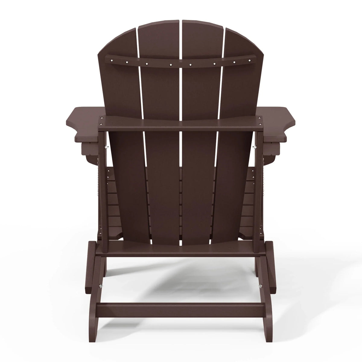Polytrends Laguna Fade Resistant All Weather Outdoor Patio Folding Adirondack Chair