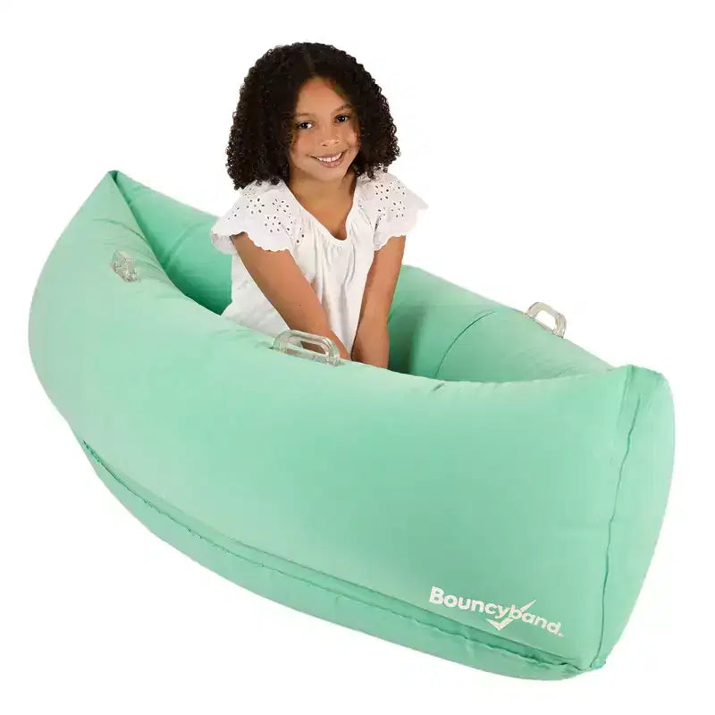 Bouncyband Cocoon sensoriel Comfy Hugging Peapod, 60", 6-12 ans, jusqu'à 155 cm, vert