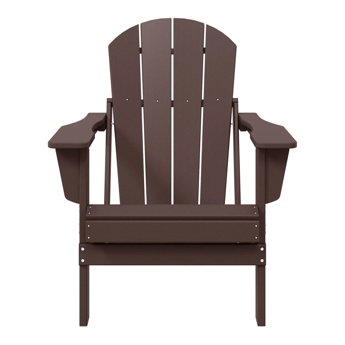 Polytrends Laguna Fade Resistant All Weather Outdoor Patio Folding Adirondack Chair